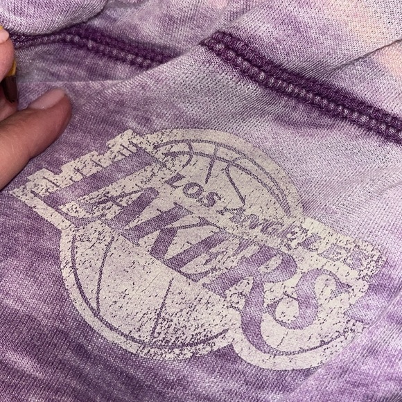 Touch by Alyssa Milano LA Lakers thin sweat / leisure pants size Large - Picture 6 of 6